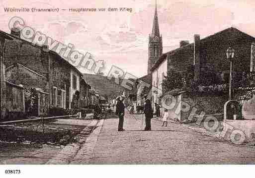 Ville de WOINVILLE, carte postale ancienne