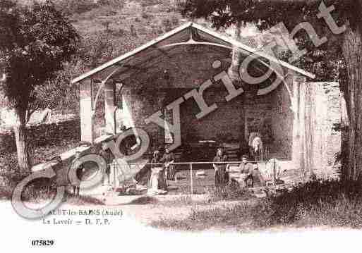 Ville de ALETLESBAINS, carte postale ancienne