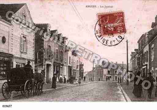 Ville de ANGERS, carte postale ancienne