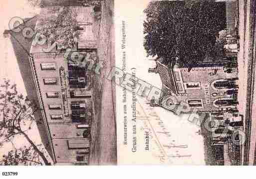Ville de ANZELING, carte postale ancienne