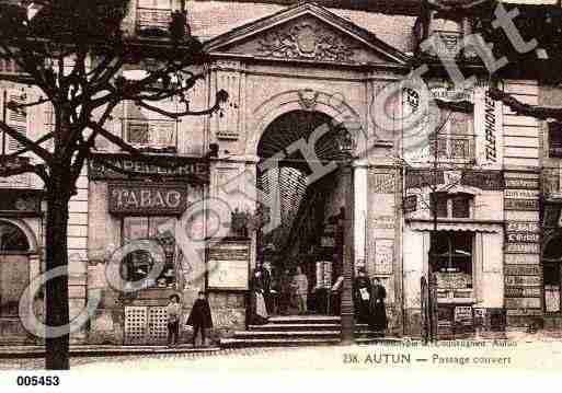 Ville de AUTUN, carte postale ancienne