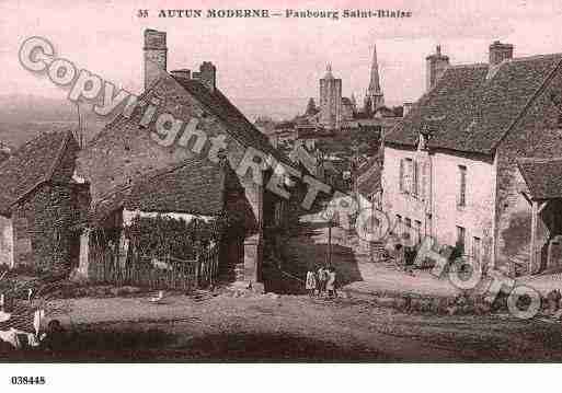 Ville de AUTUN, carte postale ancienne