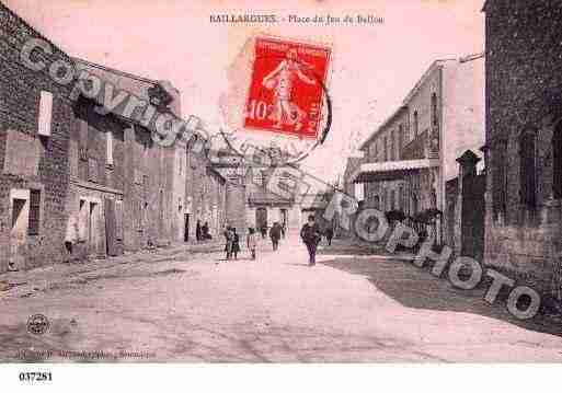Ville de BAILLARGUES, carte postale ancienne