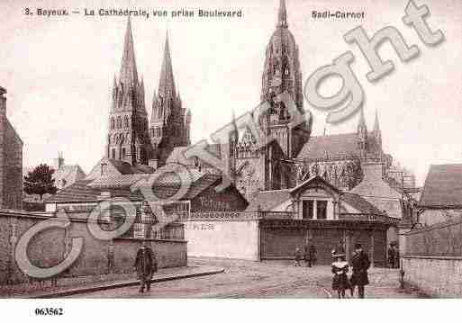 Ville de BAYEUX, carte postale ancienne