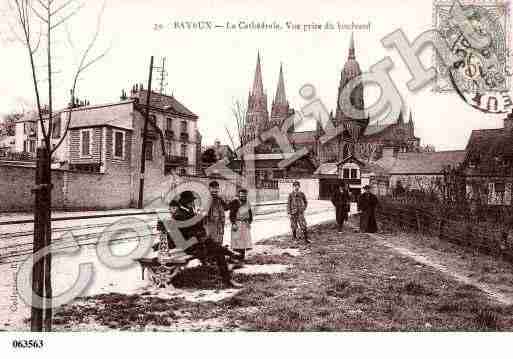 Ville de BAYEUX, carte postale ancienne