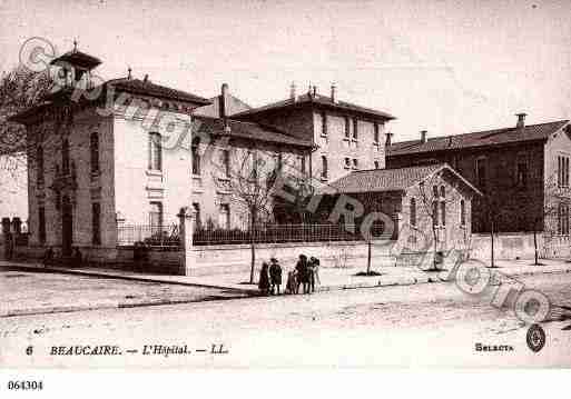 Ville de BEAUCAIRE, carte postale ancienne