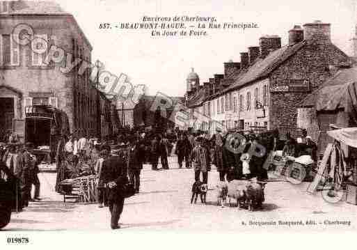 Ville de BEAUMONTHAGUE, carte postale ancienne