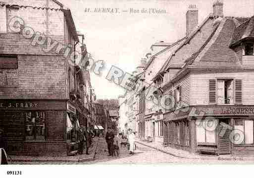 Ville de BERNAY, carte postale ancienne