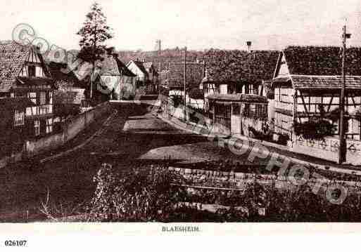 Ville de BLAESHEIM, carte postale ancienne