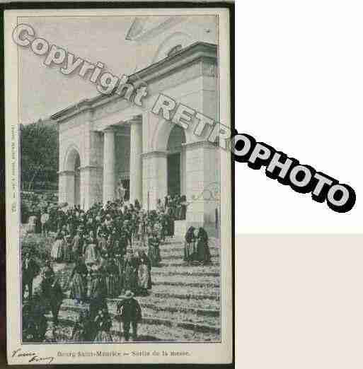 Ville de BOURGSAINTMAURICE, carte postale ancienne