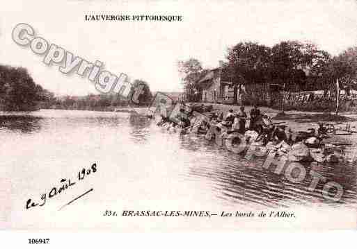 Ville de BRASSACLESMINES, carte postale ancienne