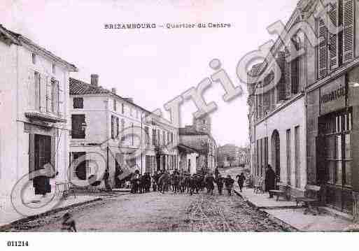 Ville de BRIZAMBOURG, carte postale ancienne