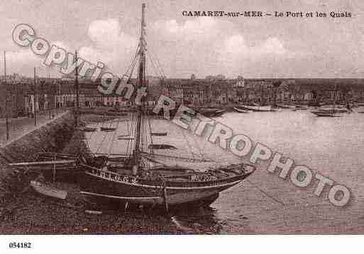 Ville de CAMARETSURMER, carte postale ancienne