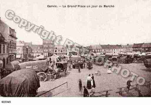 Ville de CARVIN, carte postale ancienne