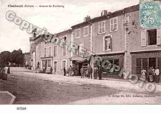 Ville de CHABEUIL, carte postale ancienne