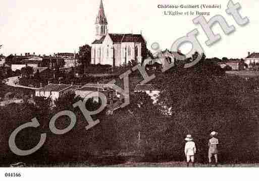 Ville de CHATEAUGUIBERT, carte postale ancienne