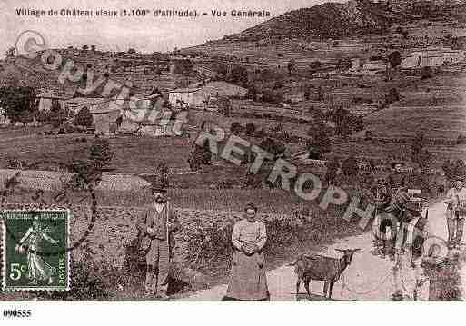 Ville de CHATEAUVIEUX, carte postale ancienne