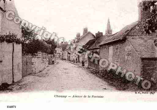 Ville de CHOUZYSURCISSE, carte postale ancienne