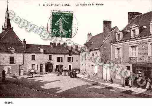 Ville de CHOUZYSURCISSE, carte postale ancienne