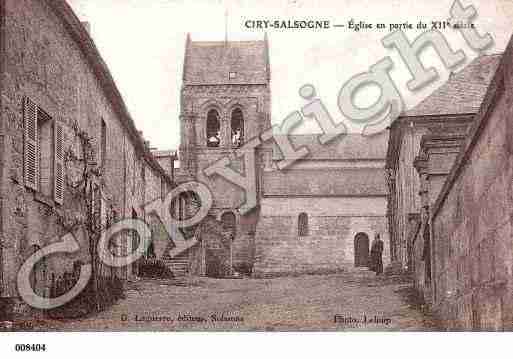 Ville de CIRYSALSOGNE, carte postale ancienne