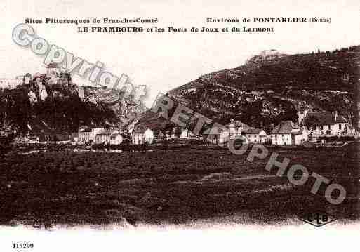 Ville de CLUSEETMIJOUX(LA), carte postale ancienne