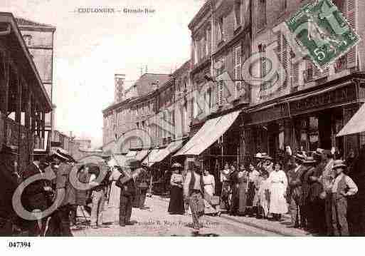 Ville de COULONGESSURL'AUTIZE, carte postale ancienne