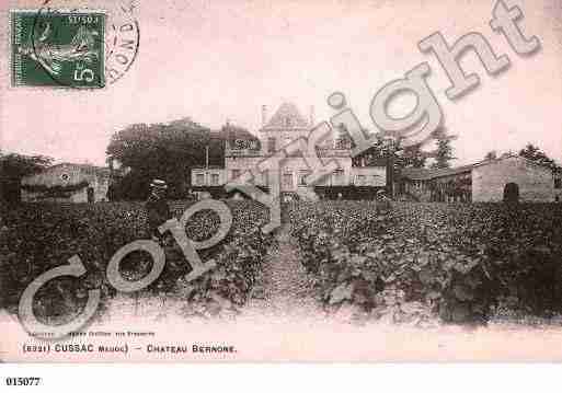 Ville de CUSSACFORTMEDOC, carte postale ancienne