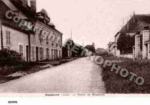 Ville de DAMPIERRE, carte postale ancienne