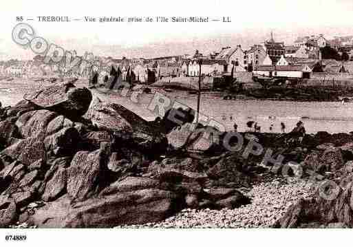 Ville de DOUARNENEZ, carte postale ancienne