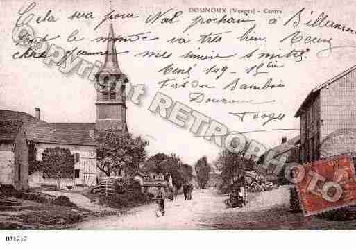 Ville de DOUNOUX, carte postale ancienne