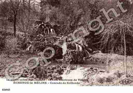 Ville de ECHENOZLAMELINE, carte postale ancienne