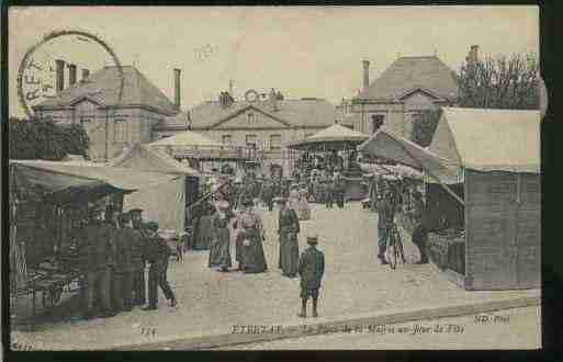 Ville de ETRETAT, carte postale ancienne