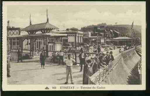 Ville de ETRETAT, carte postale ancienne