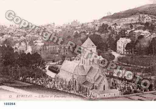 Ville de ETRETAT, carte postale ancienne