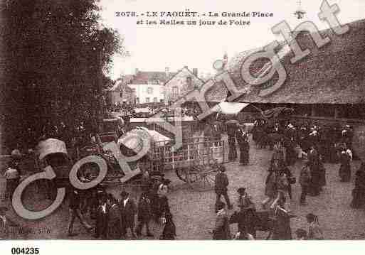 Ville de FAOUET(LE), carte postale ancienne