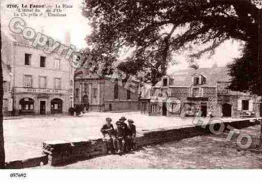 Ville de FAOUET(LE), carte postale ancienne