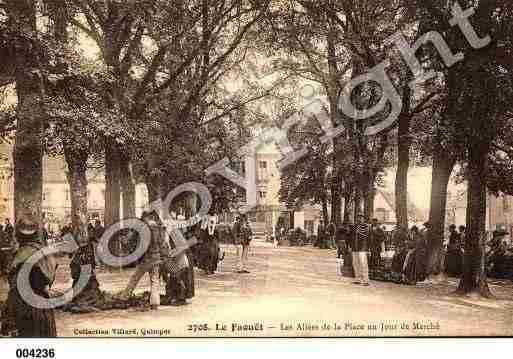 Ville de FAOUET(LE), carte postale ancienne