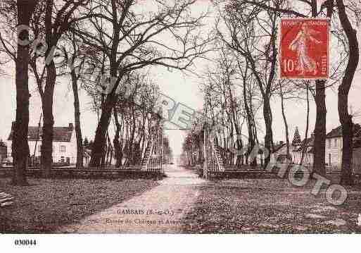 Ville de GAMBAIS, carte postale ancienne