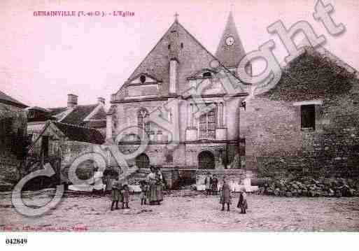 Ville de GENAINVILLE, carte postale ancienne