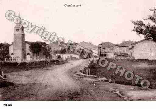 Ville de GONDRECOURTAIX, carte postale ancienne