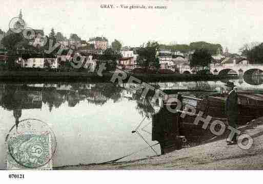 Ville de GRAY, carte postale ancienne