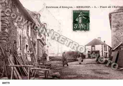 Ville de HELOUP, carte postale ancienne