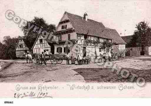 Ville de HOHWILLER, carte postale ancienne