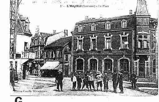 Ville de HOPITAL(L'), carte postale ancienne