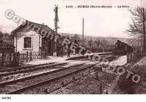 Ville de HUMESJORQUENAY, carte postale ancienne