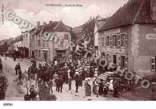 Ville de IGUERANDE, carte postale ancienne