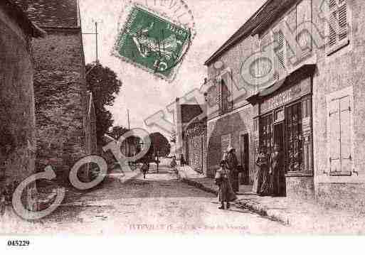 Ville de ITTEVILLE, carte postale ancienne