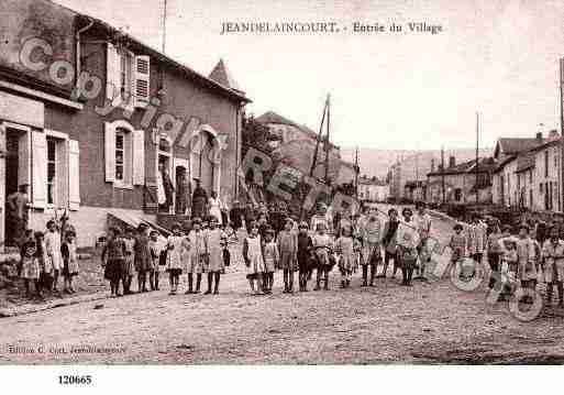 Ville de JEANDELAINCOURT, carte postale ancienne