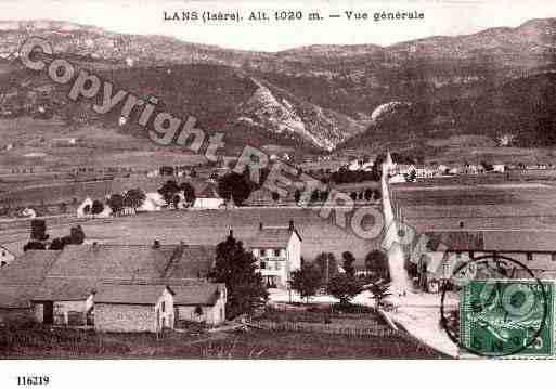 Ville de LANSENVERCORS, carte postale ancienne