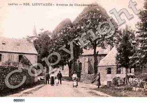 Ville de LIEUTADES, carte postale ancienne